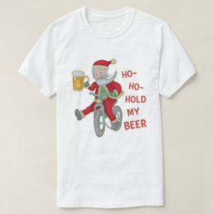 Camiseta Asimiento divertido de Papá Noel del navidad mi