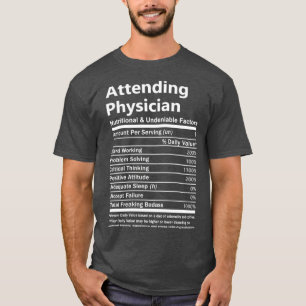 Camiseta Asistencia Al Médico: Cara Nutricional E Innegable