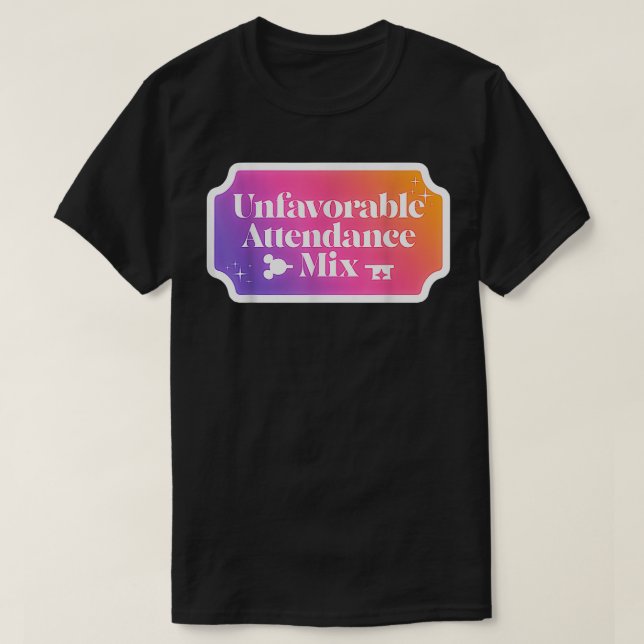 Camiseta Asistencia desfavorable Mi (Diseño del anverso)