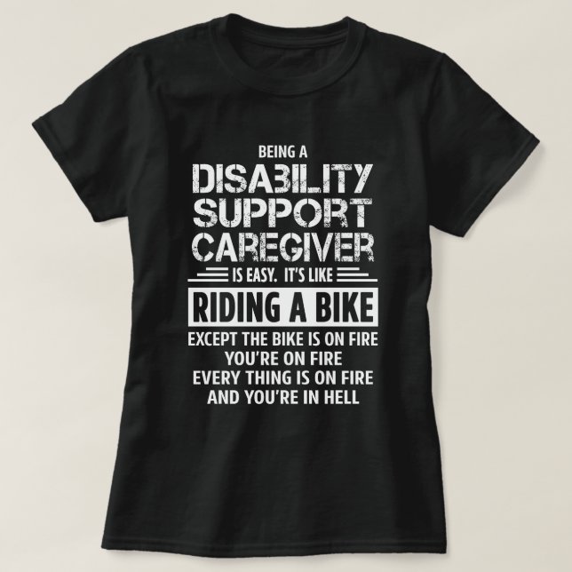 Camiseta Asistencia para personas con discapacidad (Diseño del anverso)