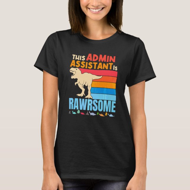 Camiseta Asistente Administrativo Administrativo Es Increíb (Anverso)