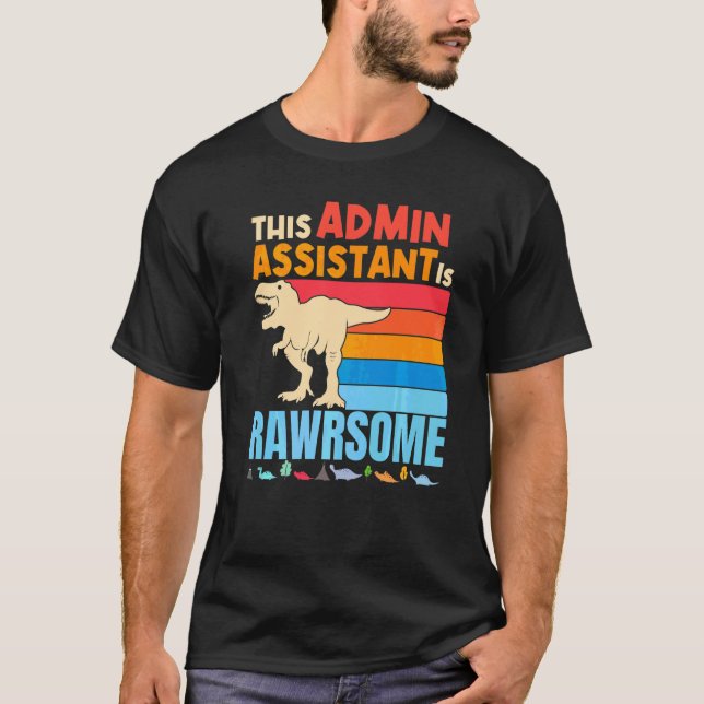 Camiseta Asistente Administrativo Administrativo Es Increíb (Anverso)