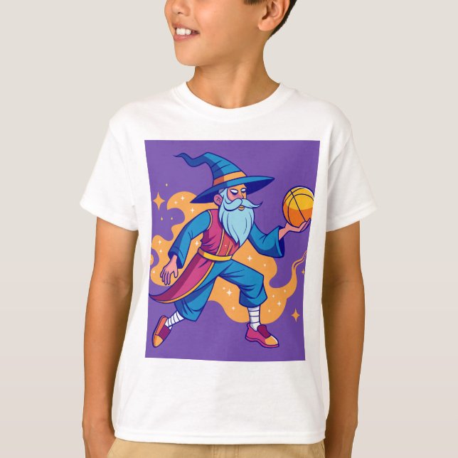 Camiseta Asistente animado para baloncesto (niños) (Anverso)