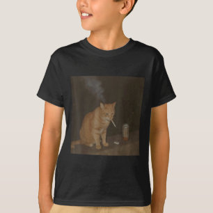 Camiseta Asistente Cigarette Kitten Funny Smony Cat Meme Br