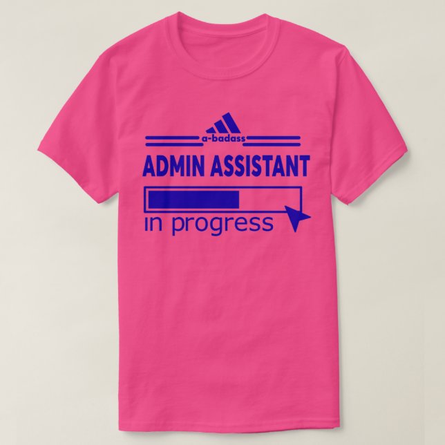 CAMISETA ASISTENTE DE ADMIN (Diseño del anverso)