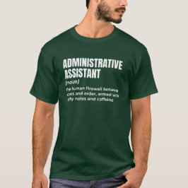 Camiseta Asistente de administración divertida