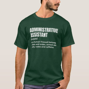 Camiseta Asistente de administración divertida