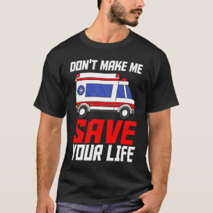 Camiseta Asistente de Ambulancia Paramédico Técnico de Emer
