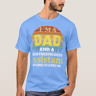 Camiseta asistente de anestesiólogo Dad Mens regalo de cose