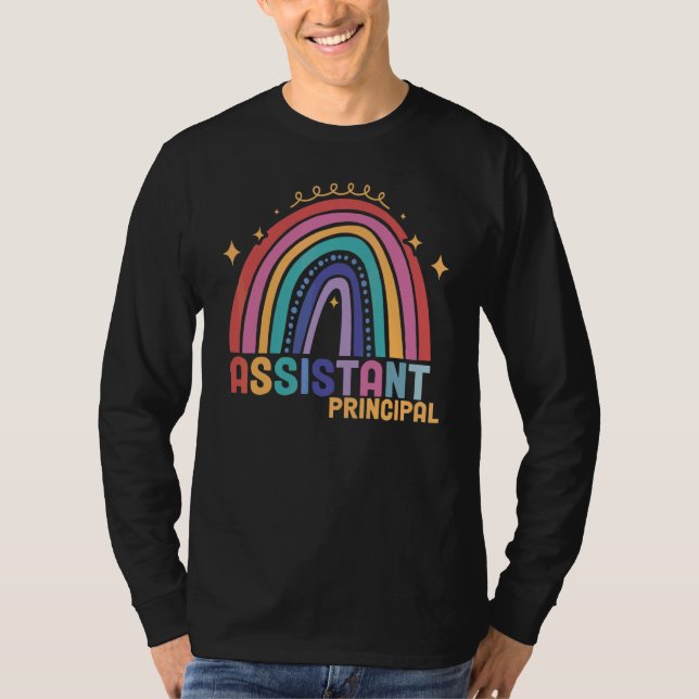 Camiseta Asistente de Asistente de Trabajador de Escuela de (Anverso)