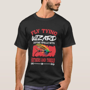 Camiseta Asistente de Atado de Moscas Pescador Pescador Ata