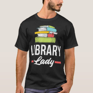 Camiseta Asistente de Biblioteca Dama Bibliotecaria de Muje