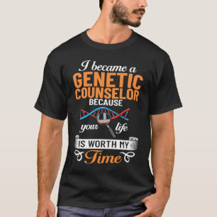 Camiseta Asistente de Consejero Genético Consejero Genetist