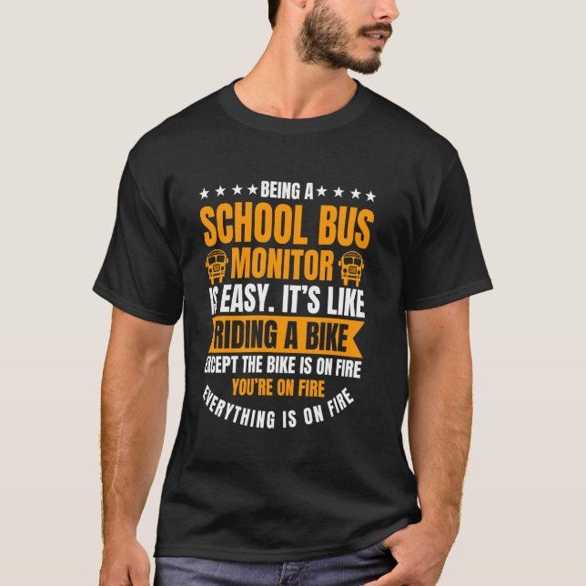Camiseta Asistente de controlador de asistente de monitor d (Anverso)