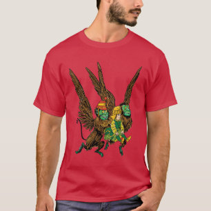 Camiseta Asistente de cosecha de oro, dorothy, monos volado