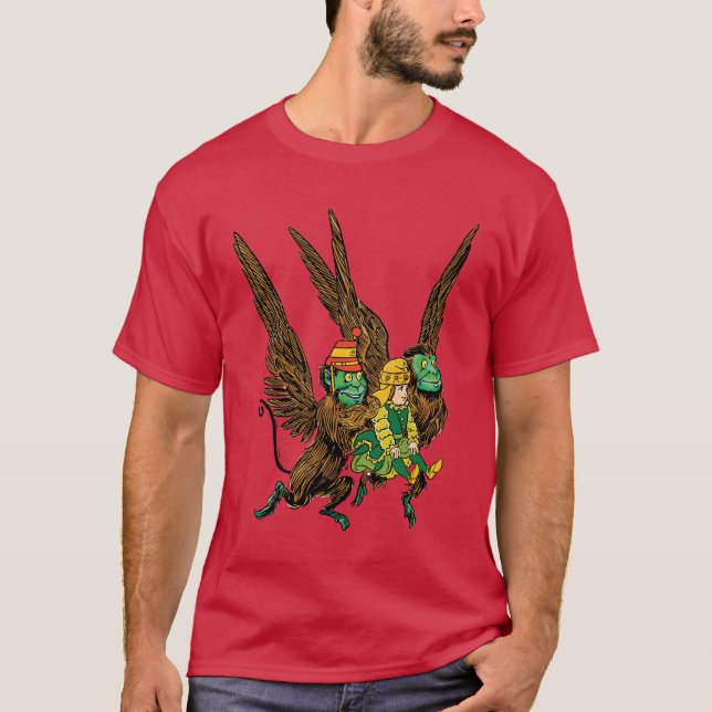 Camiseta Asistente de cosecha de oro, dorothy, monos volado (Anverso)