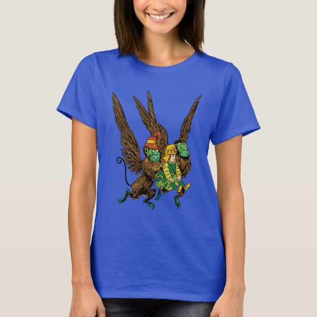 Camiseta Asistente de cosecha de oro, dorothy, monos volado (Anverso)