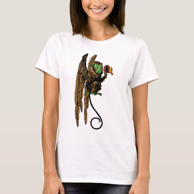 Camiseta Asistente de cosecha de oro, Gorra de monos volado (Anverso)