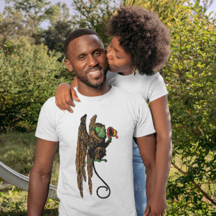 Camiseta Asistente de cosecha de oro, Gorra de monos volado