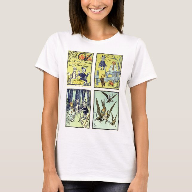 Camiseta Asistente de cosecha de Oz, 4 escenas de relatos d (Anverso)