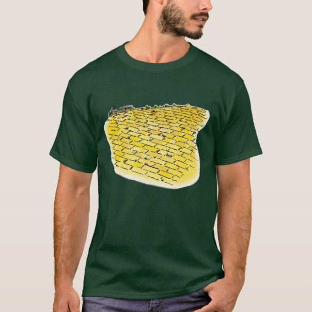 Camiseta Asistente de cosecha de Oz Camino de ladrillo amar (Anverso)