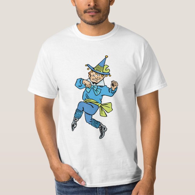 Camiseta Asistente de cosecha de Oz, Cute Dancing Boy Munch (Anverso)