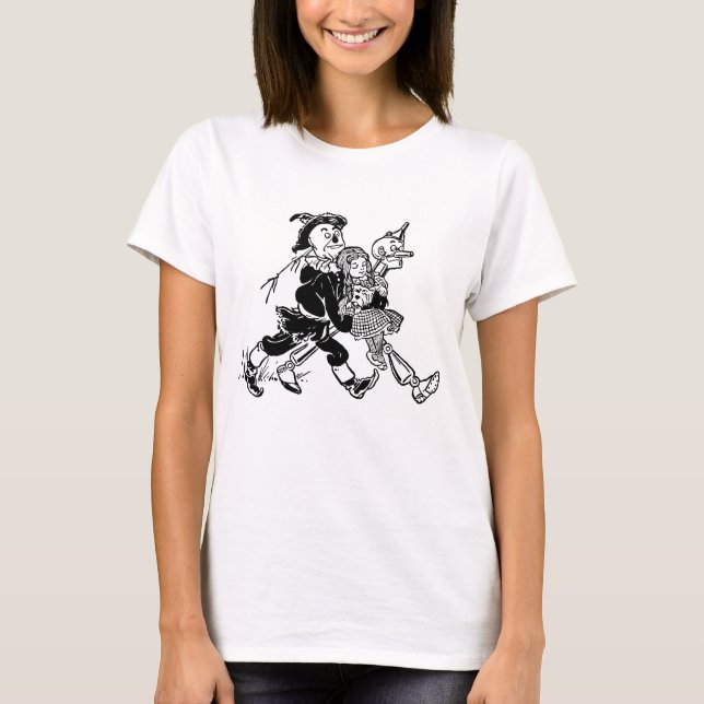 Camiseta Asistente de cosecha de Oz Dorothy durmiendo con c (Anverso)