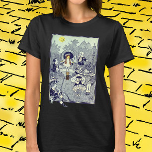 Camiseta Asistente de cosecha de Oz, Dorothy se encuentra c