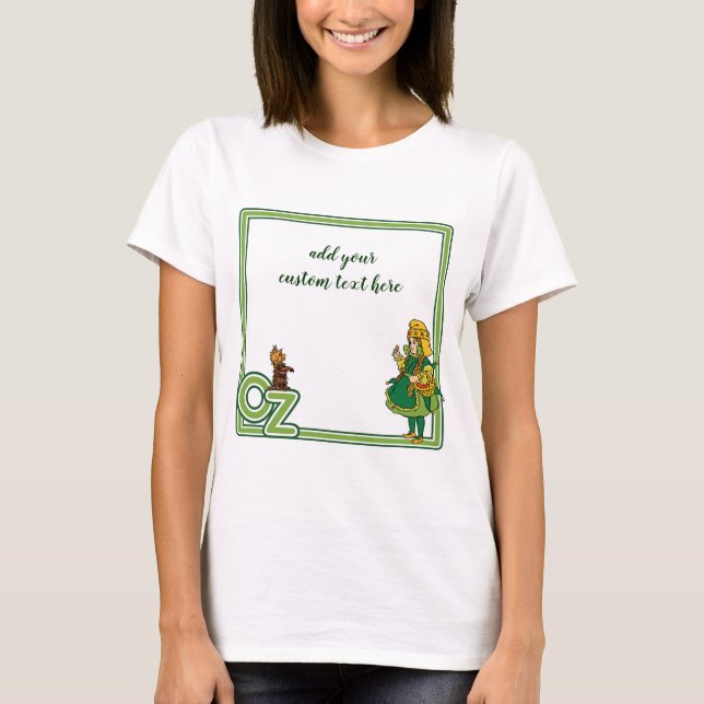 Camiseta Asistente de cosecha de Oz; Dorothy y Toto (Anverso)