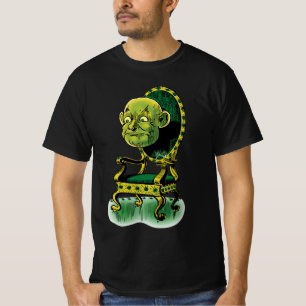 Camiseta Asistente de cosecha de oz, mago gruñón esmeralda