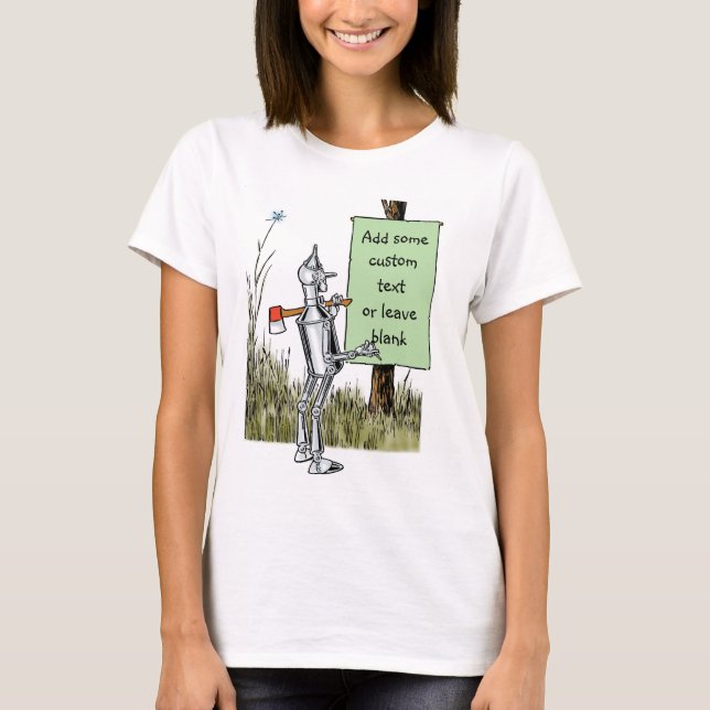 Camiseta Asistente de cosecha de Oz, Rótulo de lectura de T (Anverso)