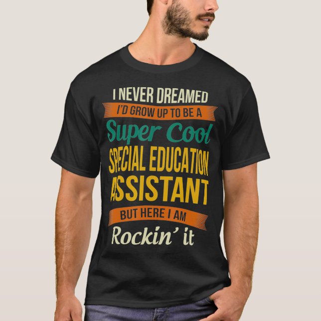 Camiseta Asistente de Educación Especial Regalos Graciosa A (Anverso)