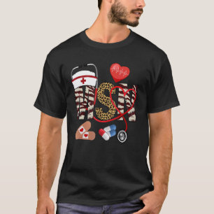 Camiseta Asistente de enfermera Msn Leopardo Enfermera de e
