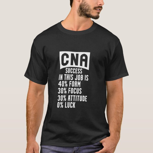 Camiseta Asistente De Enfermería Certificada De Cna Polite (Anverso)