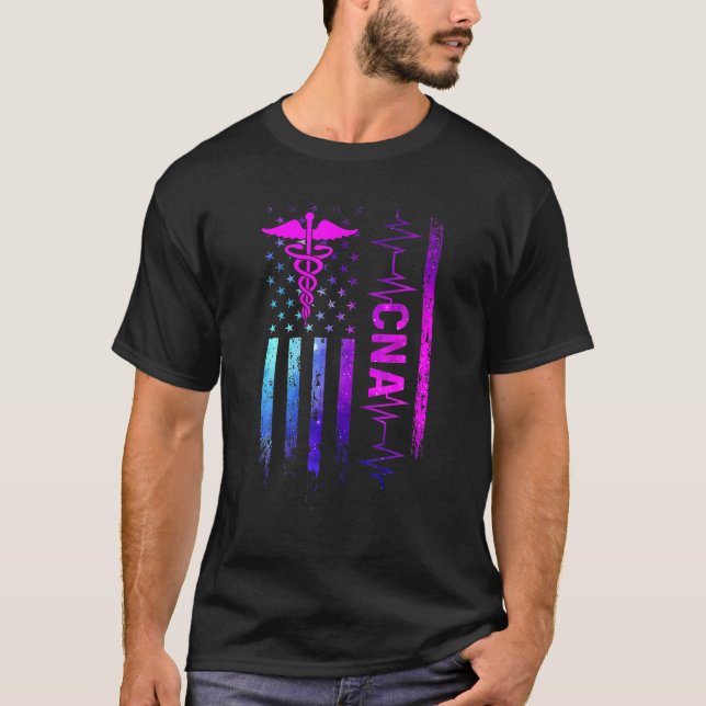 Camiseta Asistente de Enfermería Certificada de Trabajo de  (Anverso)