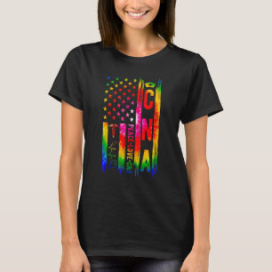 Camiseta Asistente de enfermería certificado CNA bandera de