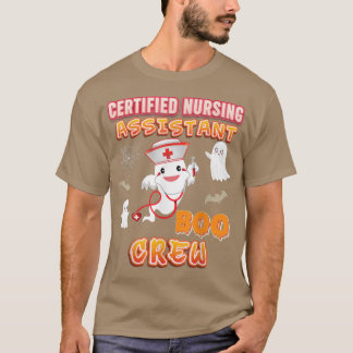Camiseta Asistente de Enfermería certificado Enfermera Boo 