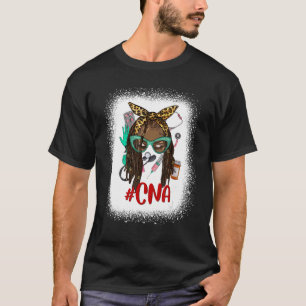 Camiseta Asistente de Enfermería certificado Messy Bun Hair