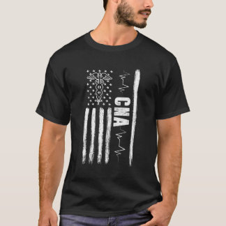 Camiseta Asistente De Enfermería Certificado Por Vintage Us