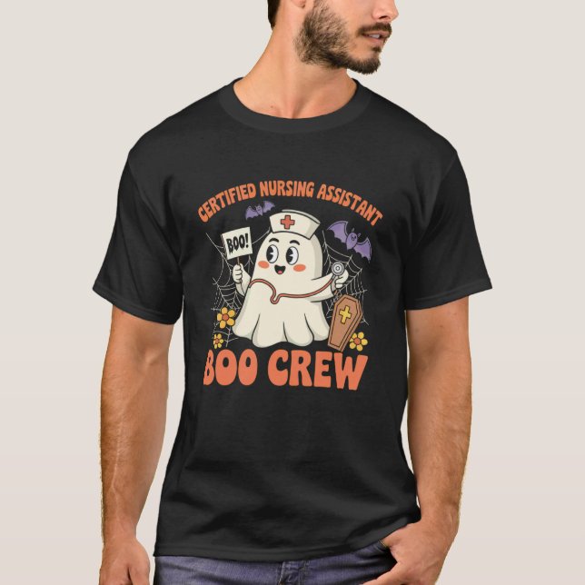 Camiseta Asistente de Enfermería Certificado Tripulación Fa (Anverso)