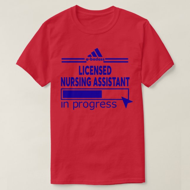 Camiseta ASISTENTE DE ENFERMERÍA CON LICENCIA TShirt (Diseño del anverso)