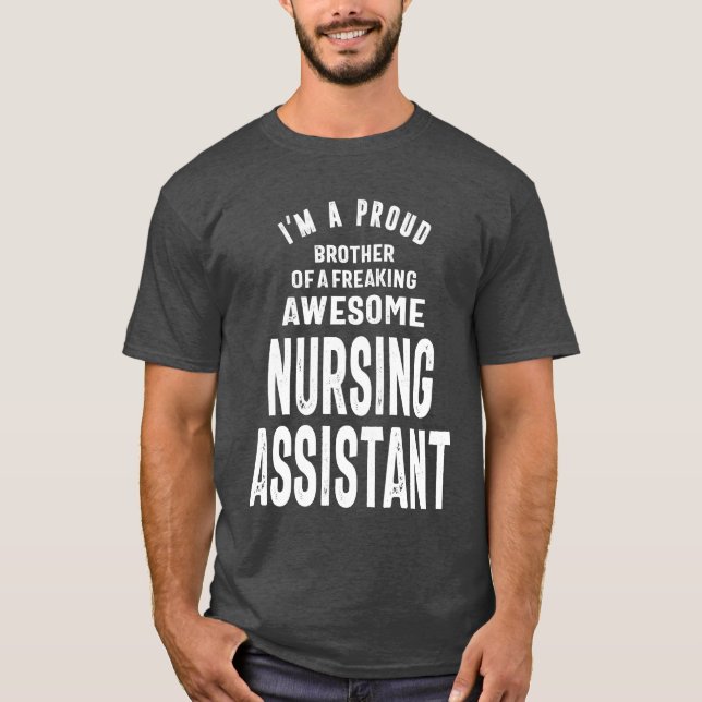 Camiseta Asistente de enfermería Regalo Gracioso Título de  (Anverso)
