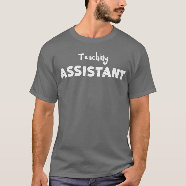 Camiseta Asistente de enseñanza (Anverso)