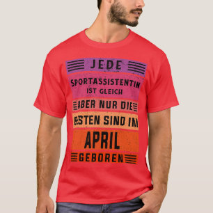 Camiseta Asistente de entrenador cumpleaños Asistas deporti