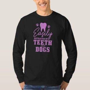Camiseta Asistente de estudiante dental dentista de dientes