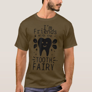 Camiseta Asistente de estudios dentales Higienista Diente D