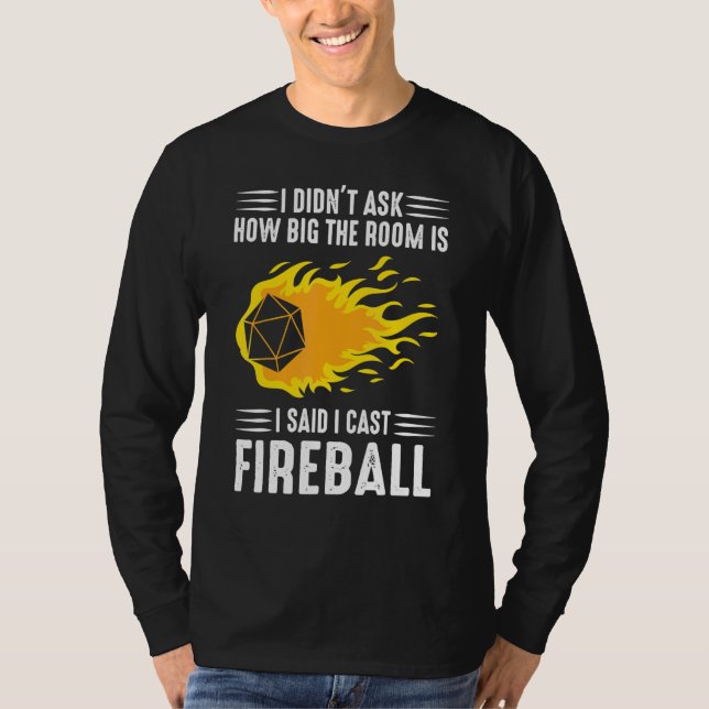 Camiseta Asistente de Fireballs Sorcerer (Anverso)
