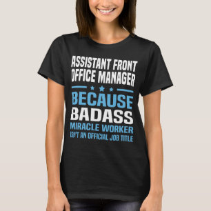 Camiseta Asistente de Front Office Manager