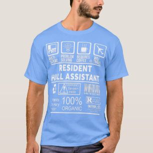 Camiseta ASISTENTE DE HALL RESIDENTE NICE DISEÑN 2017 Class