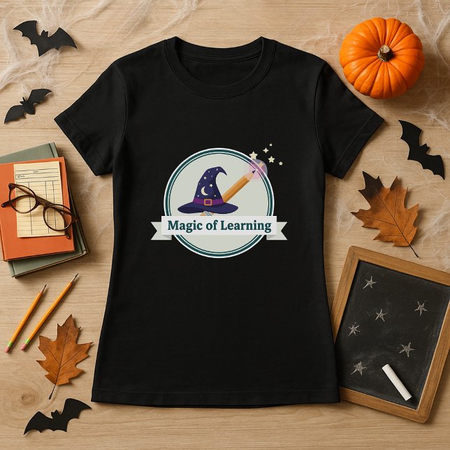 Camiseta Asistente de Halloween Gorra y profesora mágica de (Subido por el creador)
